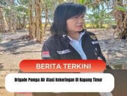 Brigade Pompa Air Atasi Kekeringan Di Kupang Timur