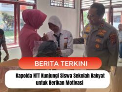Kapolda NTT Kunjungi Siswa Sekolah Rakyat untuk Berikan Motivasi