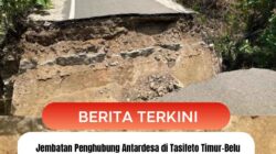Jembatan Penghubung Antardesa di Tasifeto Timur-Belu Putus, Akses Warga Lumpuh
