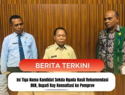Ini Tiga Nama Kandidat Sekda Ngada Hasil Rekomendasi BKN, Bupati Ray Konsultasi ke Pemprov