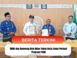 BNNK dan Kemenag Rote Ndao Teken Kerja Sama Perkuat Program P4GN