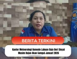 Kantor Meteorologi Komodo Labuan Bajo Beri Sinyal Musim Hujan Akan Sampai Januari 2026