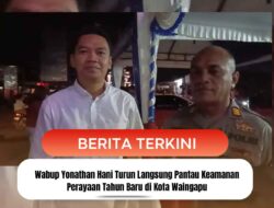 Wabup Yonathan Hani Turun Langsung Pantau Keamanan Perayaan Tahun Baru di Kota Waingapu