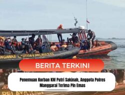 Penemuan Korban KM Putri Sakinah, Anggota Polres Manggarai Terima Pin Emas
