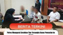 Polres Manggarai Serahkan Tiga Tersangka Kasus Pencurian ke Kejari