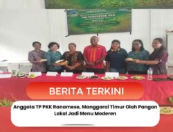 Anggota TP PKK Ranamese, Manggarai Timur Olah Pangan Lokal Jadi Menu Moderen