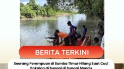 Seorang Perempuan di Sumba Timur Hilang Saat Cuci Pakaian di Sungai di Sungai Mondu