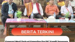 Koperasi Mesti Perkuat Kapasitas Pra RAT Kopdit Sangosay 