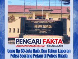Uang Rp 60 Juta Raib, Dua Tahun Laporan Polisi Seorang Petani di Polres Ngada Tanpa Kejelasan