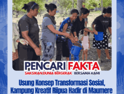 Usung Konsep Transformasi Sosial, Kampung Kreatif Riipua Hadir di Maumere 