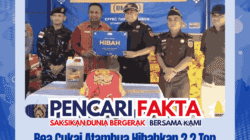 Bea Cukai Atambua Hibahkan 2,2 Ton Beras dan BBM Sitaan kepada Pemkab Belu