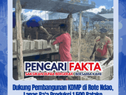 Dukung Pembangunan KDMP di Rote Ndao, Lapas Ba’a Produksi 1.500 Batako