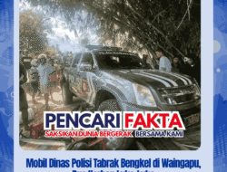Mobil Dinas Polisi Tabrak Bengkel di Waingapu, Dua Korban Luka-Luka