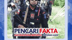 Personel Brimob Polda NTT Patroli Dua Desa Pasca Konflik Adonara