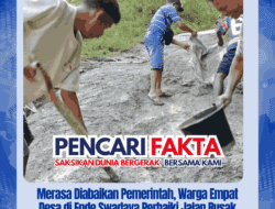 Merasa Diabaikan Pemerintah, Warga Empat Desa di Ende Swadaya Perbaiki Jalan Rusak