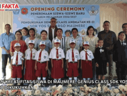 Ciptakan Kreatifitas Siswa di Maumere, Genius Class SDK Yos Sudarso Dikukuhkan