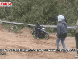 Tak Kunjung Diperbaiki, Akses Jalan Rusak Akibat Longsor di Lotas Kian Parah