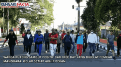 Warga Ruteng Sambut Positif Car Free Day yang Digelat Pemkab Manggarai Gelar Setiap Akhir Pekan