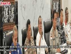 Gubernur NTT Minta Kontraktor Kerahkan Alat Berat Buka Akses di Flores Pascagempa 
