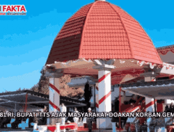 HUT ke-81 RI, Bupati TTS Ajak Masyarakat Doakan Korban Gempa Bumi Flores
