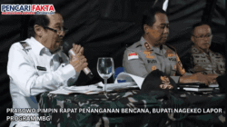 Prabowo Pimpin Rapat Penanganan Bencana, Bupati Nagekeo Lapor Program MBG