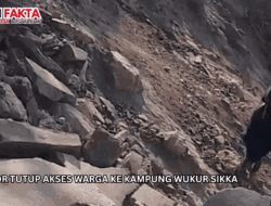 Longsor Tutup Akses Warga ke Kampung Wukur Sikka