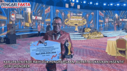 Kabupaten Ende Raih dua Penghargaan, Bupati Alokasikan Insentif Guru Honorer