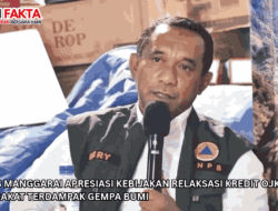 Pemkab Manggarai Apresiasi Kebijakan Relaksasi Kredit OJK bagi Masyarakat Terdampak Gempa Bumi